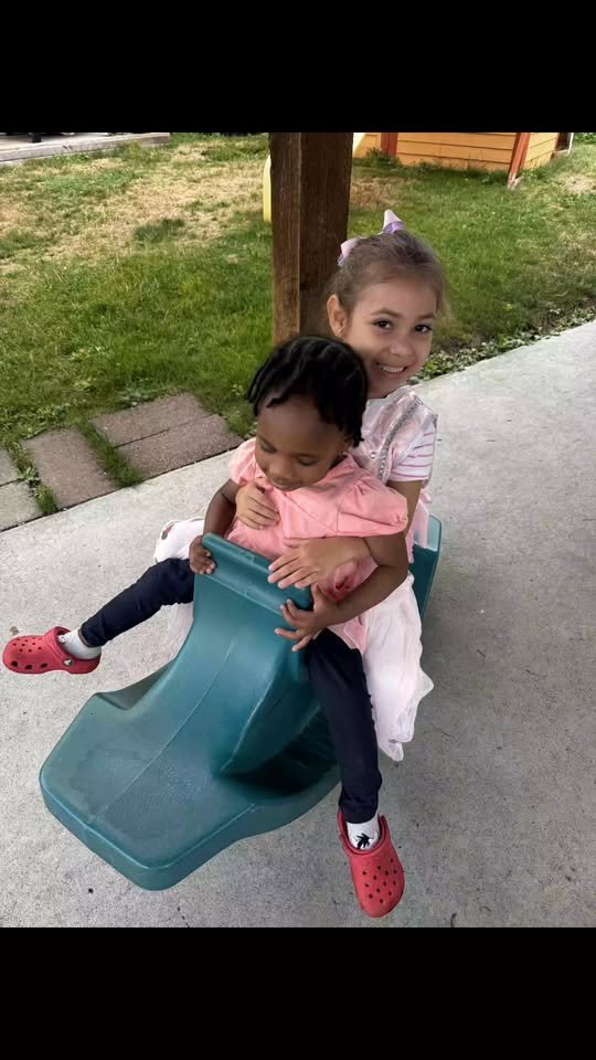 Children playing outside